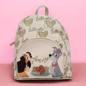 Disney Lady & The Tramp Spaghetti Scene Mini Backpack Dani Danielle Nicole